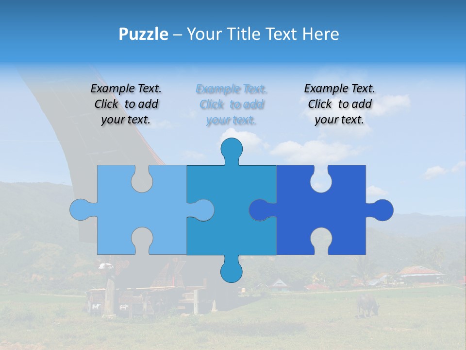 Tana Toraja Sulawesi House PowerPoint Template