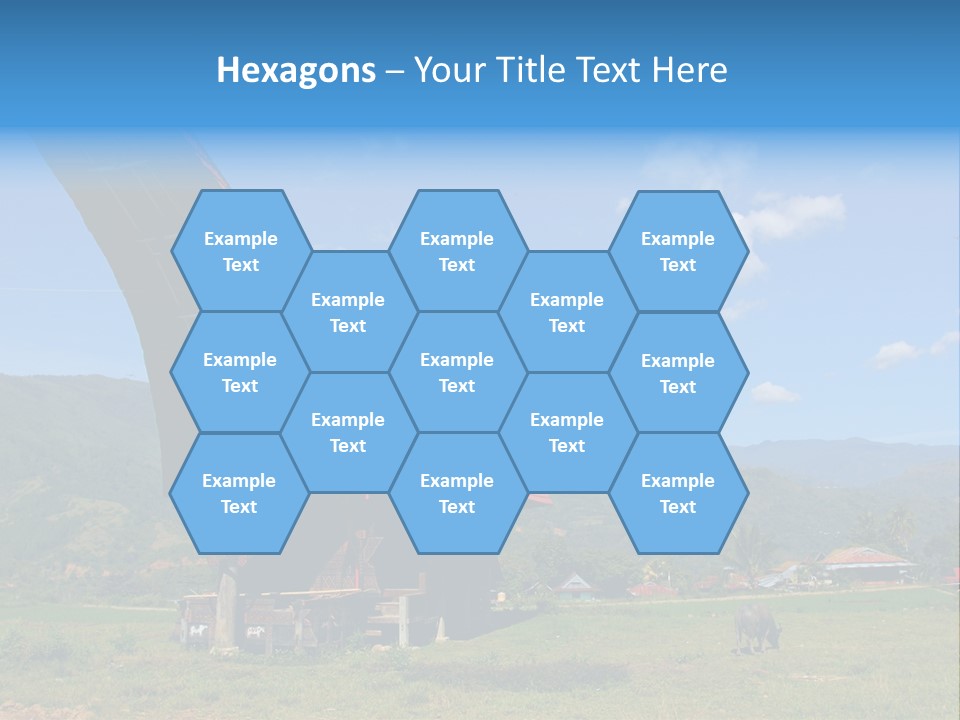 Tana Toraja Sulawesi House PowerPoint Template