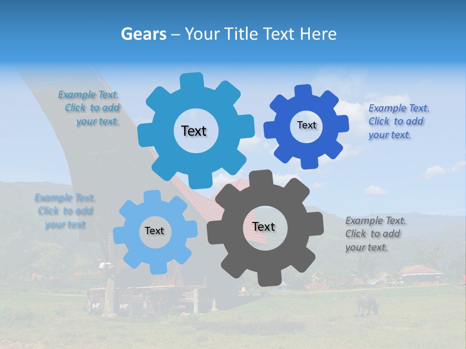 Tana Toraja Sulawesi House PowerPoint Template