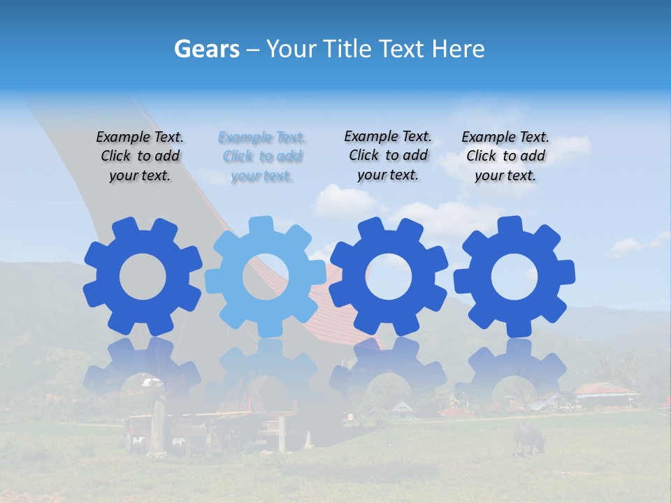 Tana Toraja Sulawesi House PowerPoint Template