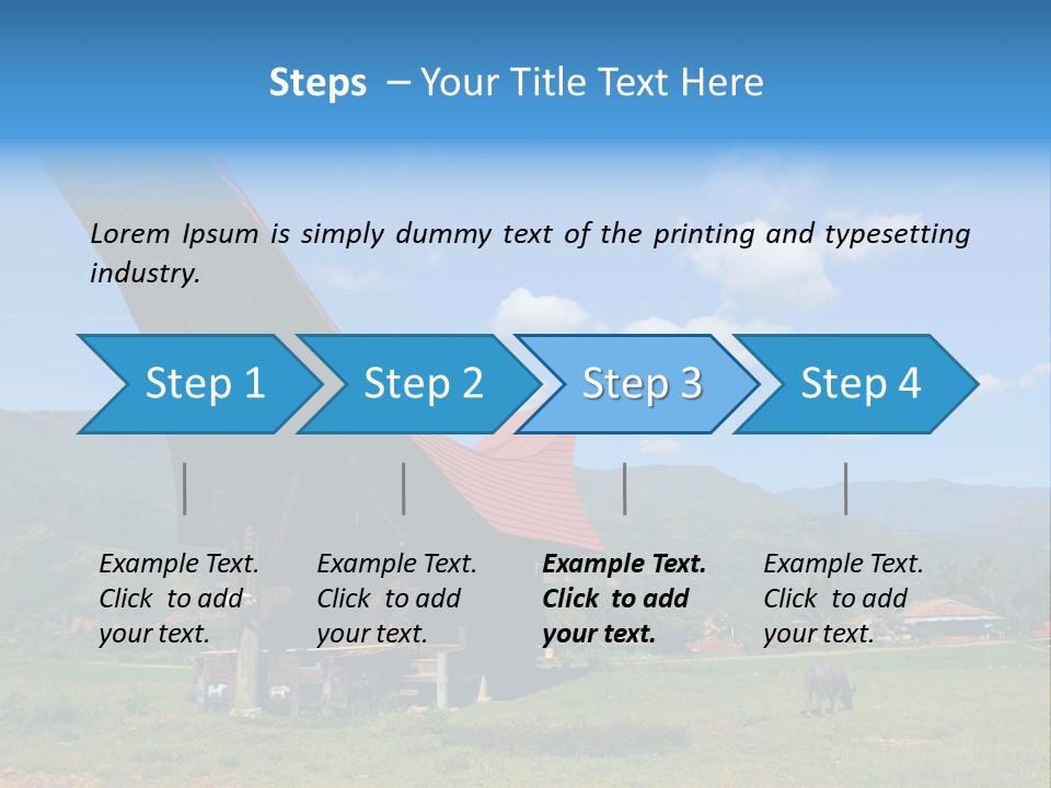 Tana Toraja Sulawesi House PowerPoint Template