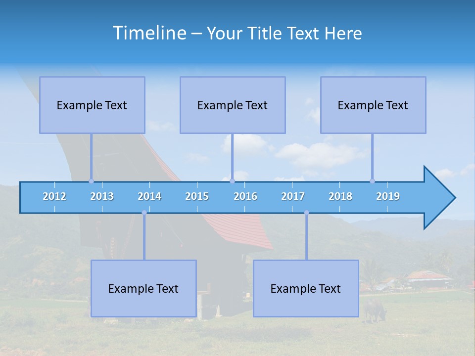 Tana Toraja Sulawesi House PowerPoint Template