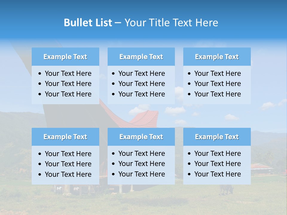 Tana Toraja Sulawesi House PowerPoint Template