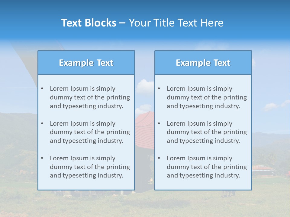 Tana Toraja Sulawesi House PowerPoint Template