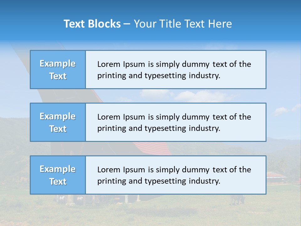 Tana Toraja Sulawesi House PowerPoint Template