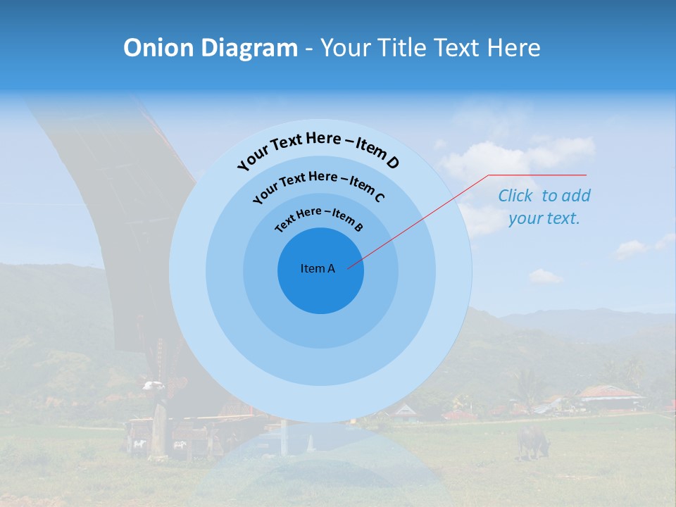 Tana Toraja Sulawesi House PowerPoint Template