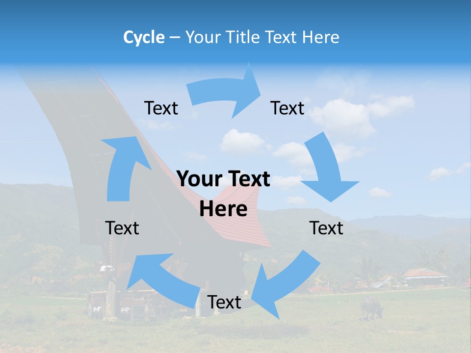 Tana Toraja Sulawesi House PowerPoint Template