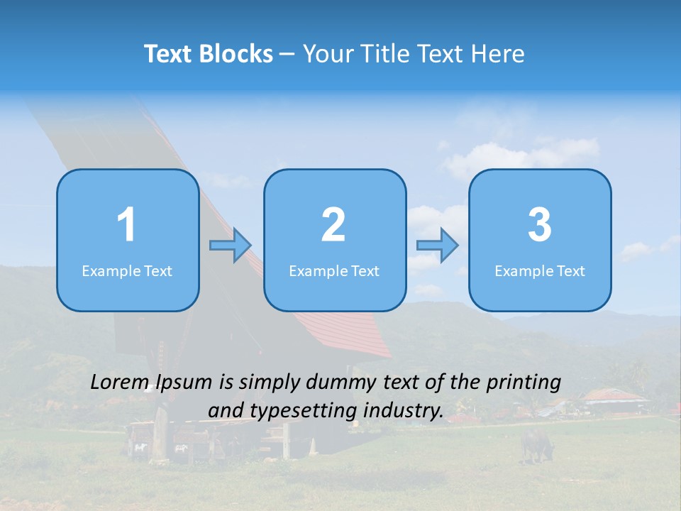Tana Toraja Sulawesi House PowerPoint Template