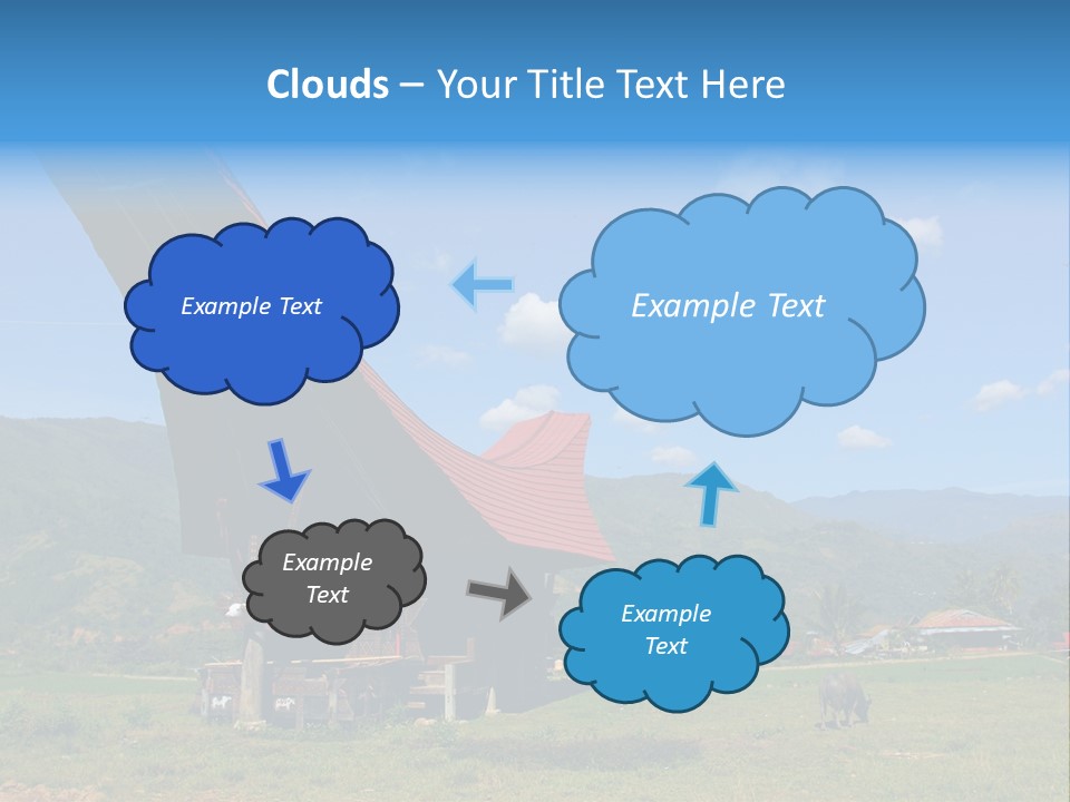 Tana Toraja Sulawesi House PowerPoint Template