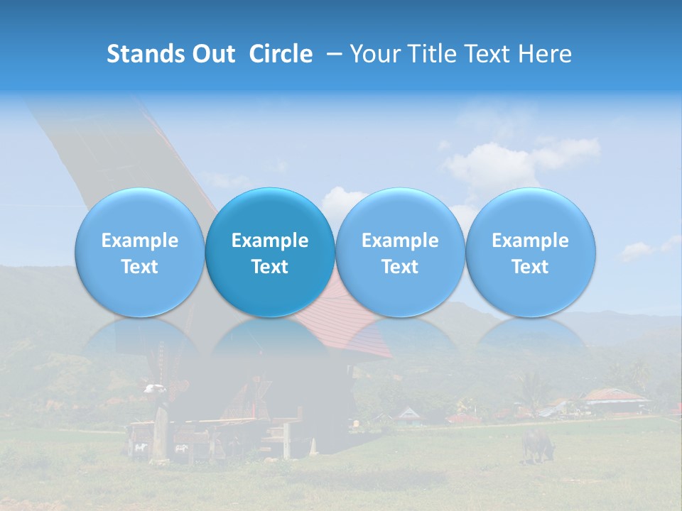 Tana Toraja Sulawesi House PowerPoint Template