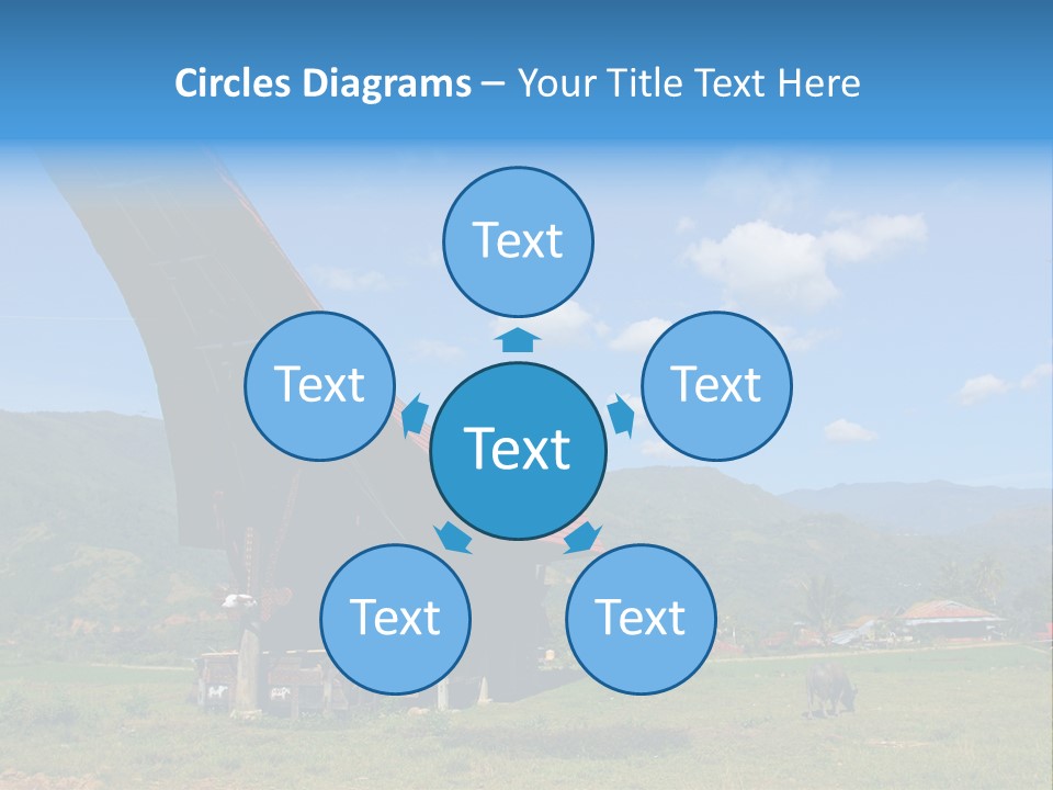 Tana Toraja Sulawesi House PowerPoint Template