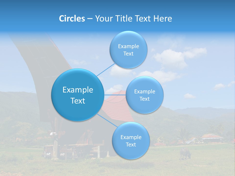Tana Toraja Sulawesi House PowerPoint Template