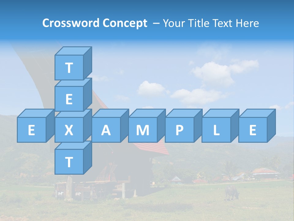 Tana Toraja Sulawesi House PowerPoint Template