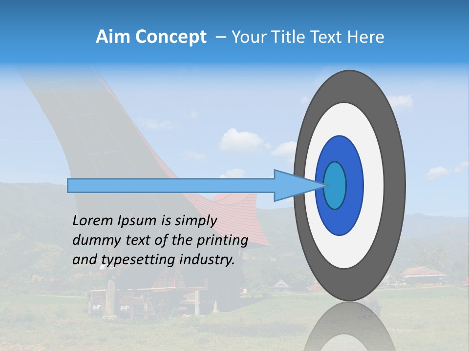 Tana Toraja Sulawesi House PowerPoint Template