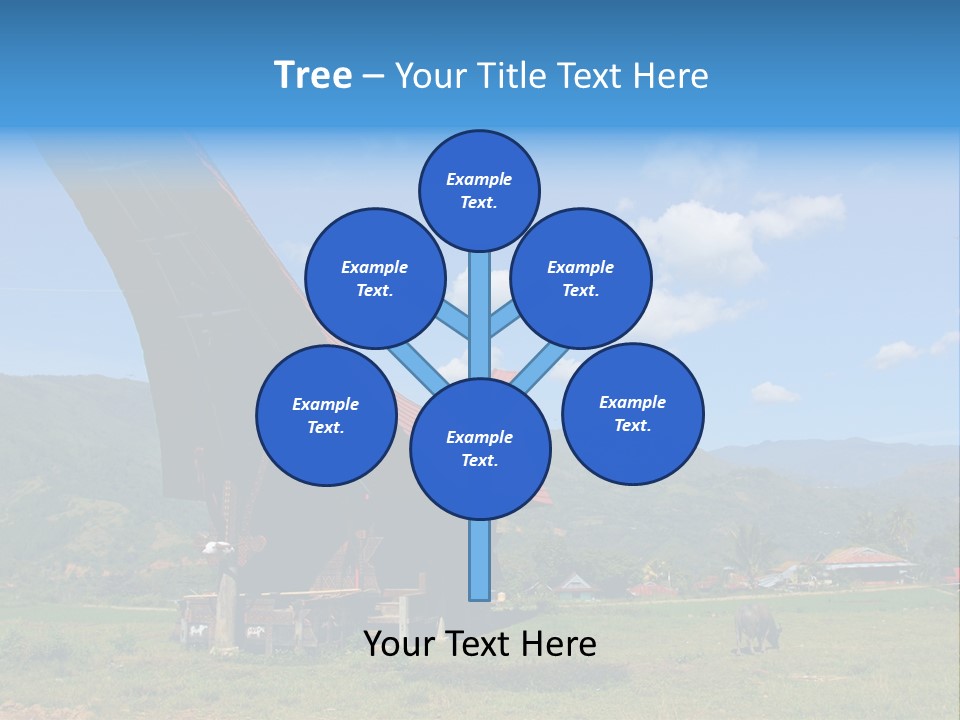 Tana Toraja Sulawesi House PowerPoint Template