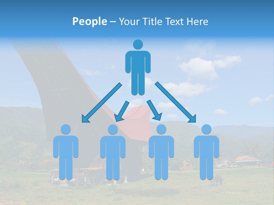 Tana Toraja Sulawesi House PowerPoint Template