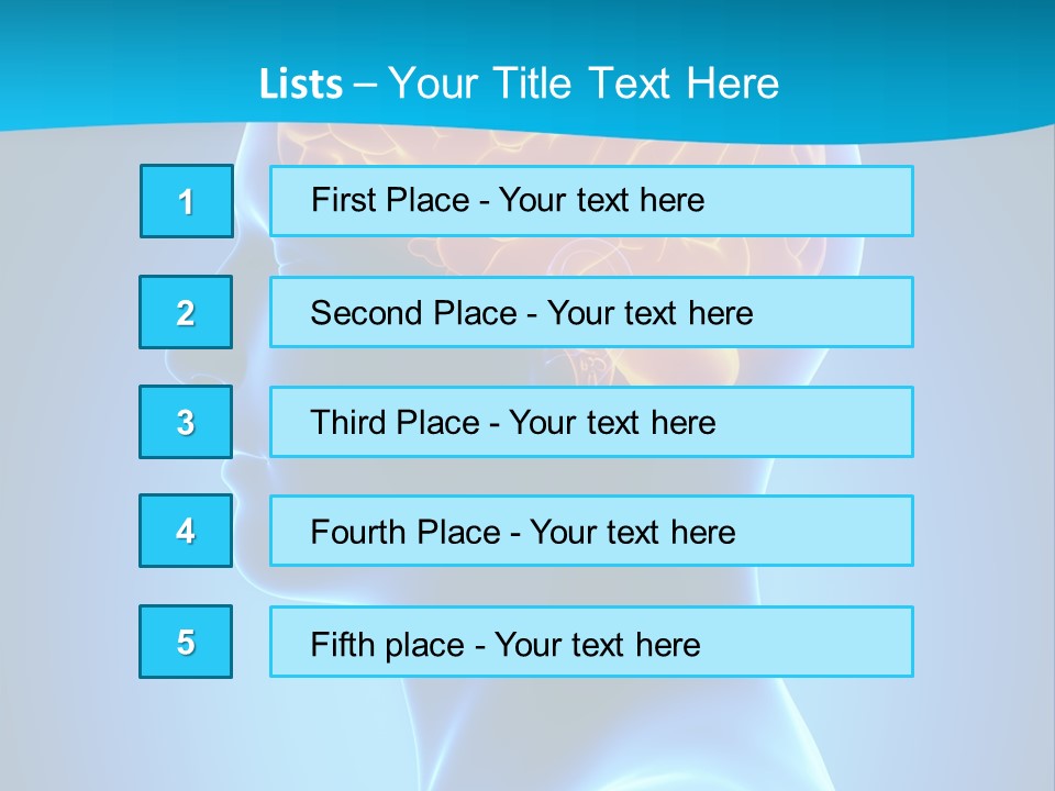Cranium Health Muscular PowerPoint Template