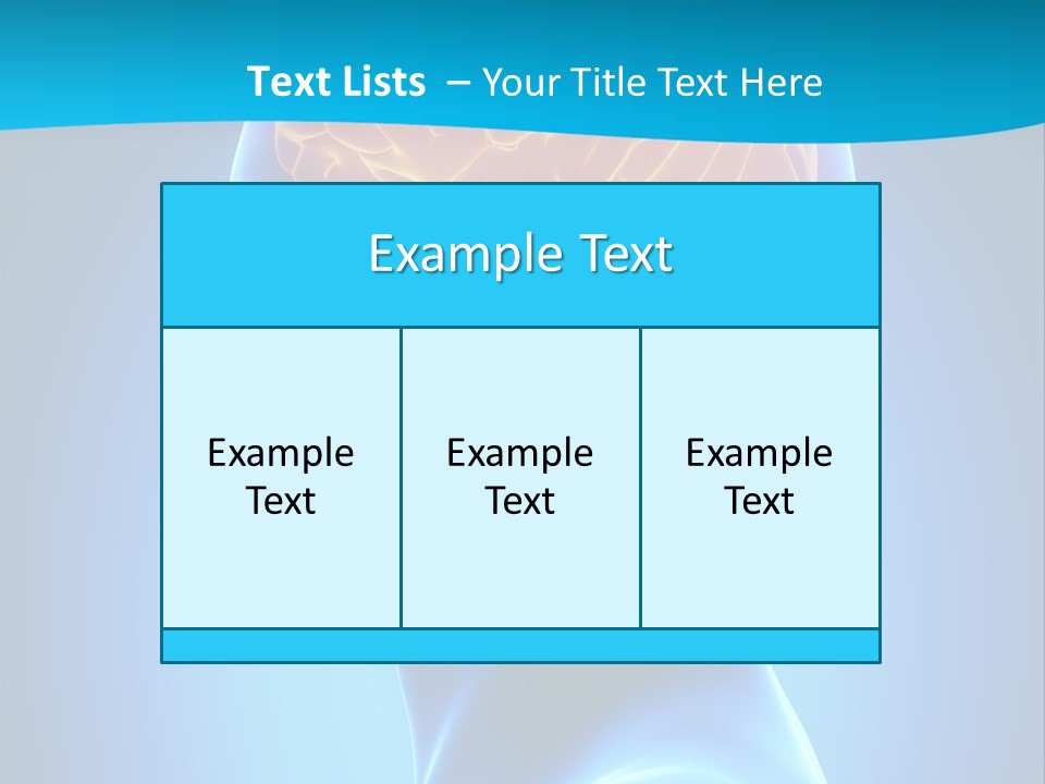 Cranium Health Muscular PowerPoint Template