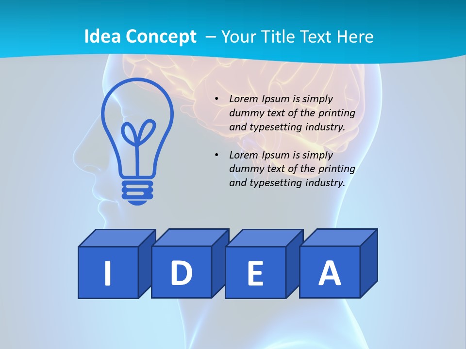 Cranium Health Muscular PowerPoint Template