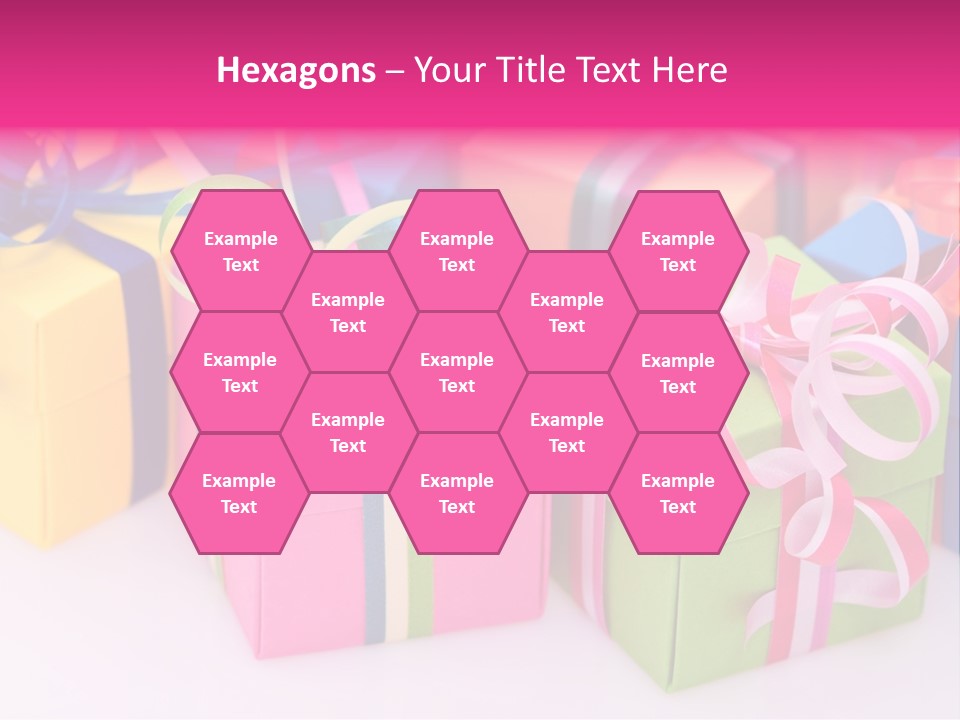 Paper Ribbon Yellow PowerPoint Template