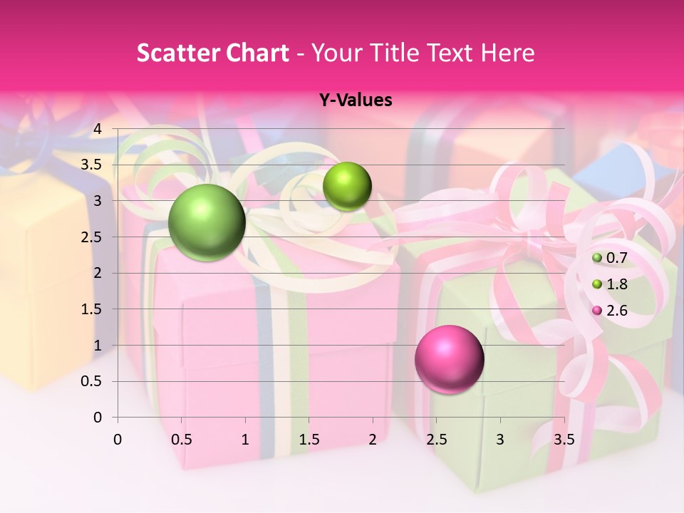 Paper Ribbon Yellow PowerPoint Template