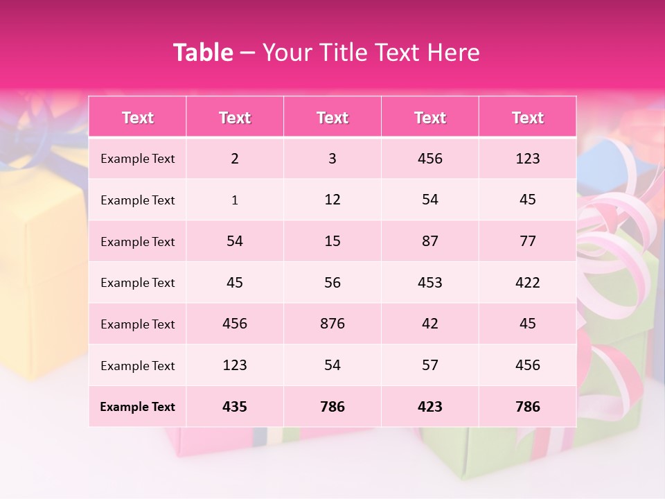 Paper Ribbon Yellow PowerPoint Template