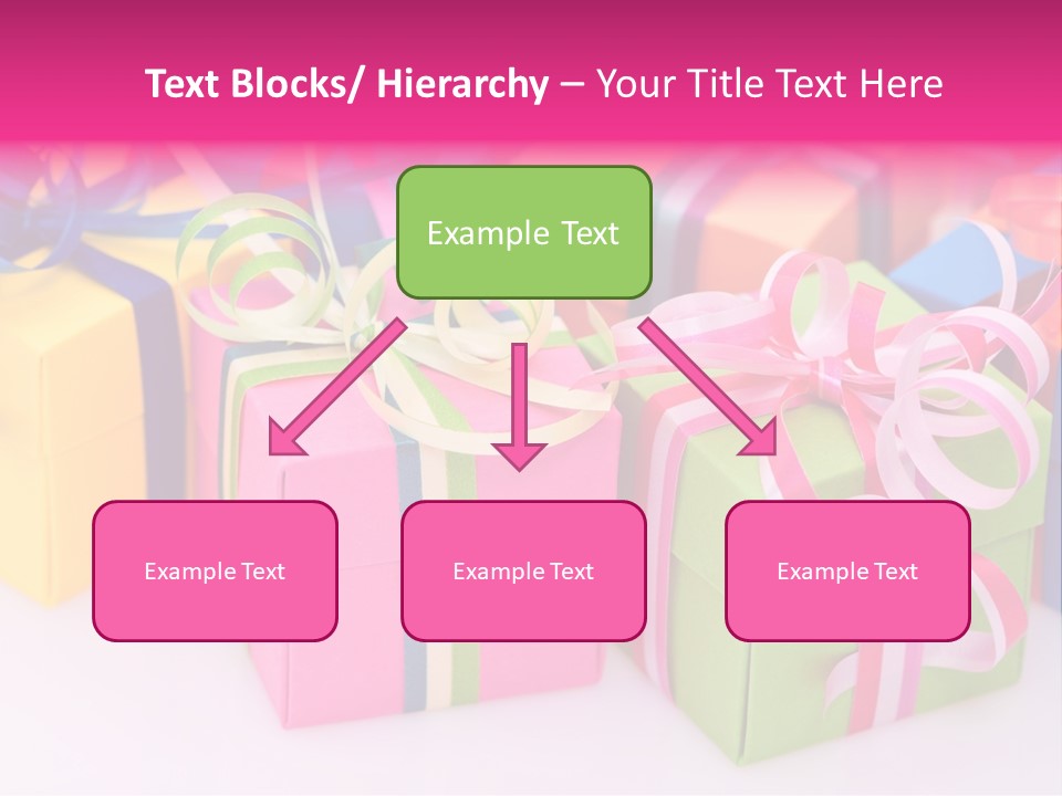 Paper Ribbon Yellow PowerPoint Template