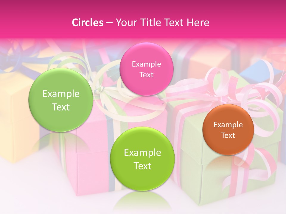 Paper Ribbon Yellow PowerPoint Template