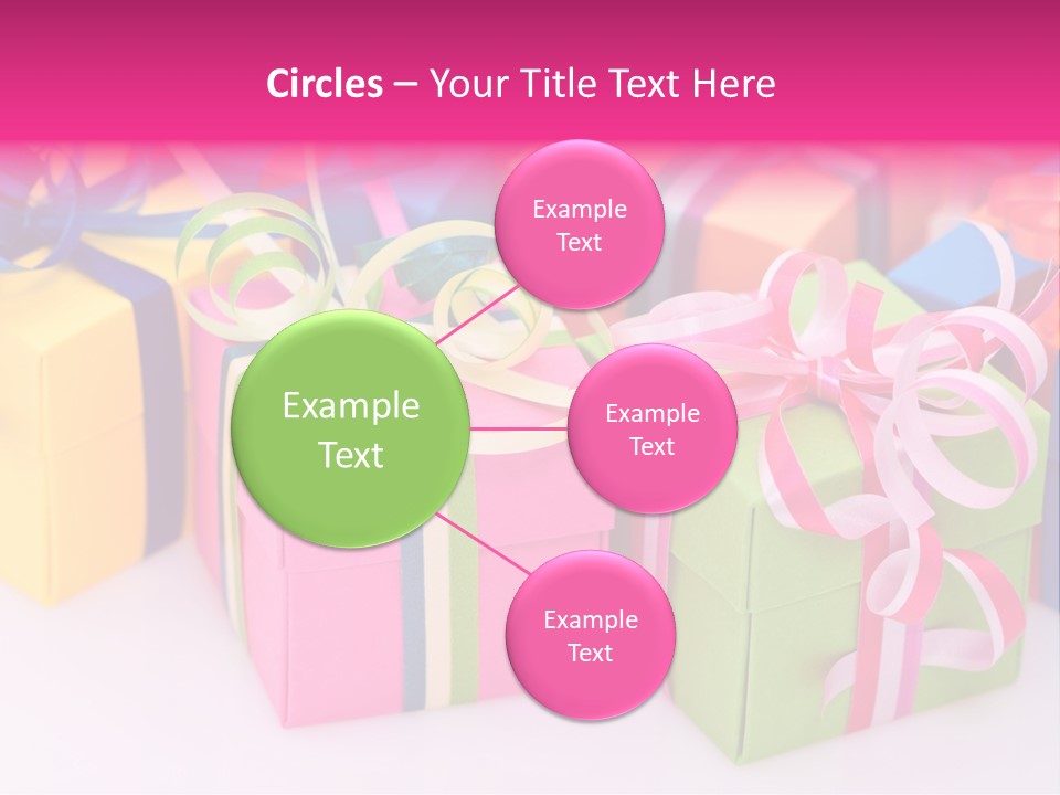 Paper Ribbon Yellow PowerPoint Template