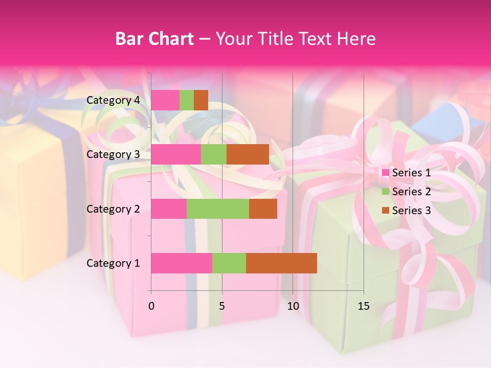 Paper Ribbon Yellow PowerPoint Template