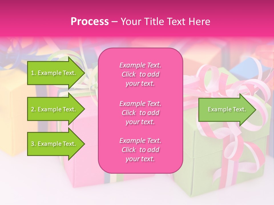 Paper Ribbon Yellow PowerPoint Template