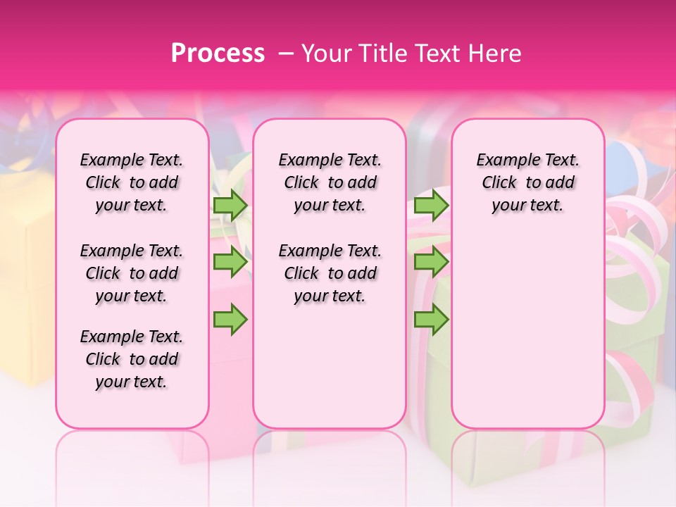 Paper Ribbon Yellow PowerPoint Template