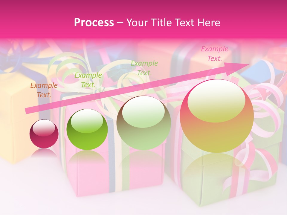 Paper Ribbon Yellow PowerPoint Template