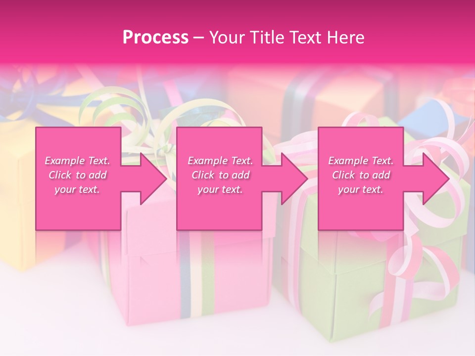 Paper Ribbon Yellow PowerPoint Template