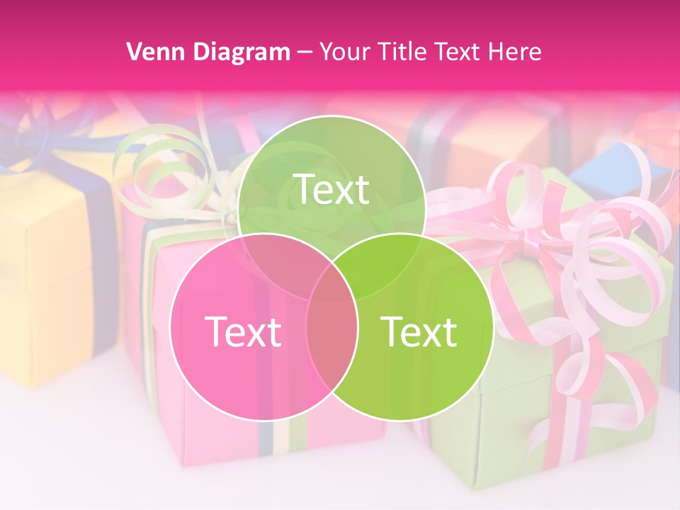 Paper Ribbon Yellow PowerPoint Template