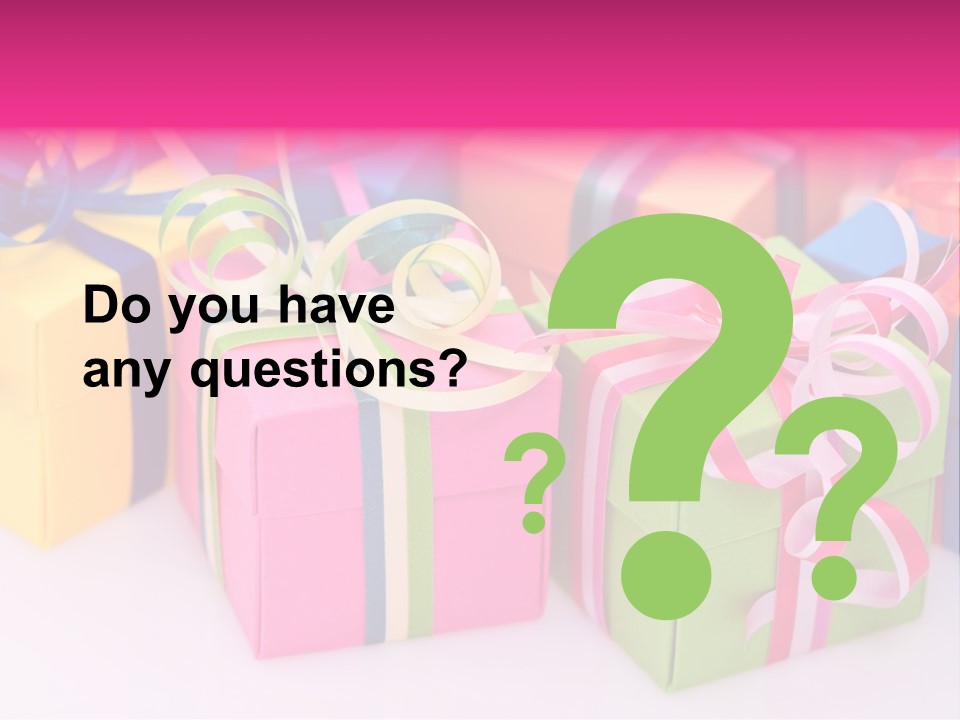 Paper Ribbon Yellow PowerPoint Template