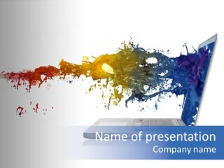 Tear Artistic Notebook PowerPoint Template