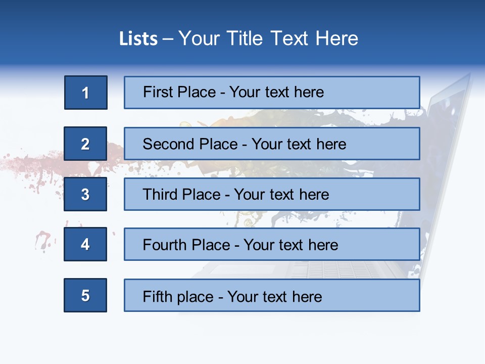 Tear Artistic Notebook PowerPoint Template