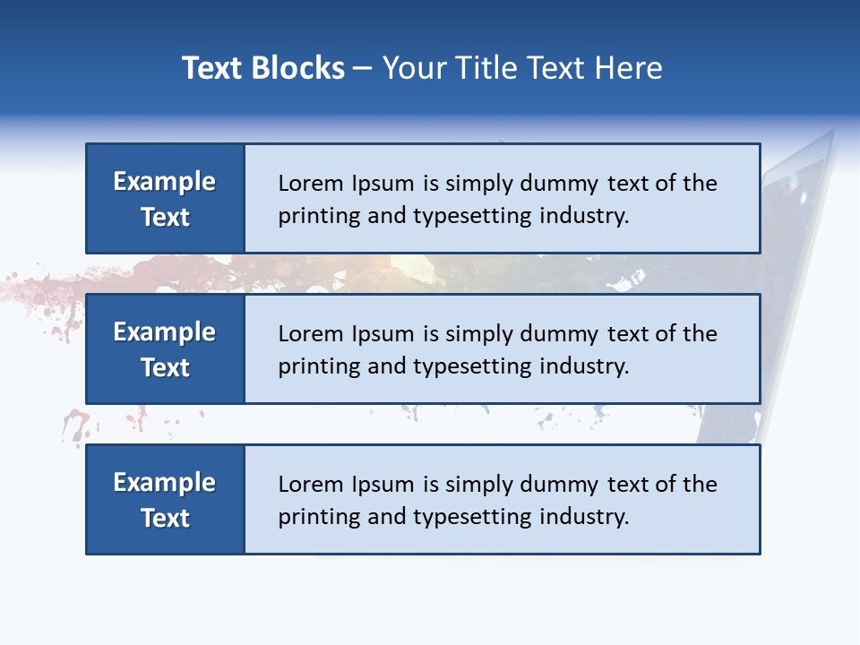 Tear Artistic Notebook PowerPoint Template