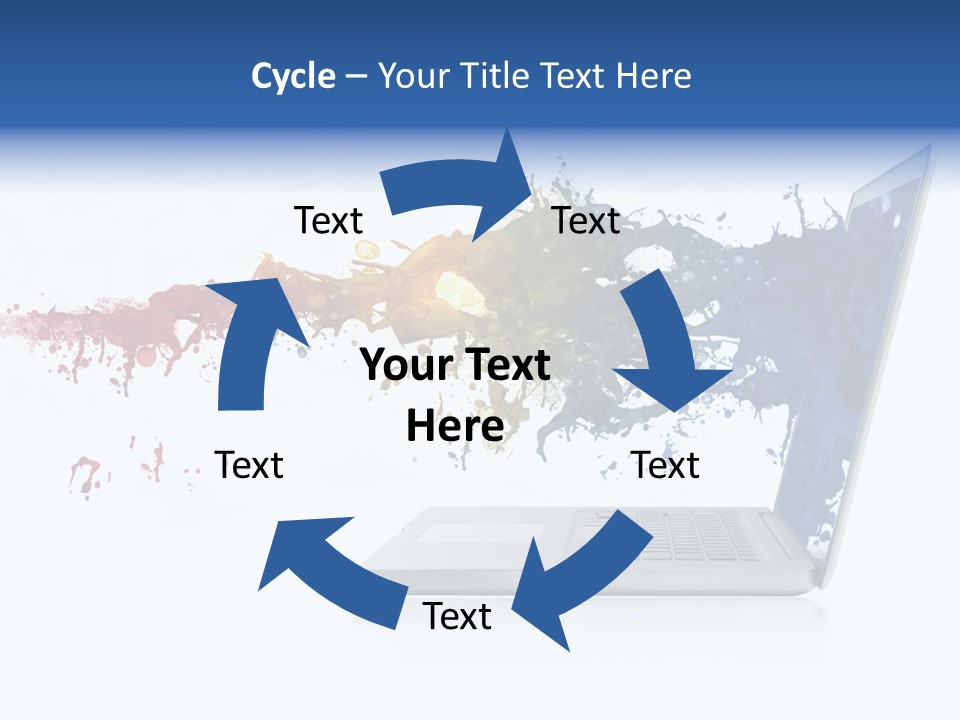 Tear Artistic Notebook PowerPoint Template