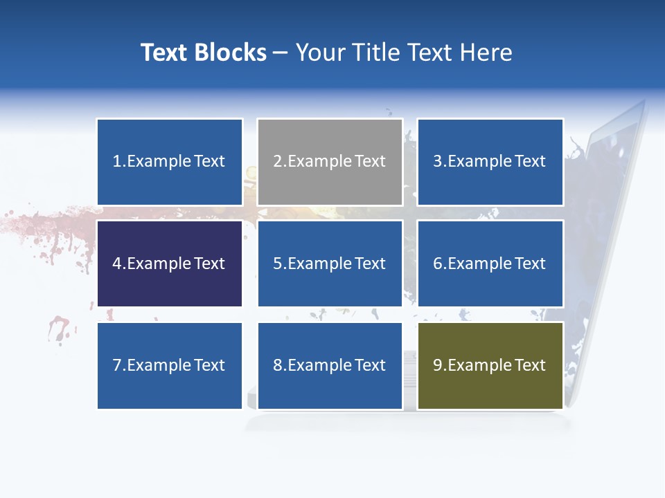 Tear Artistic Notebook PowerPoint Template