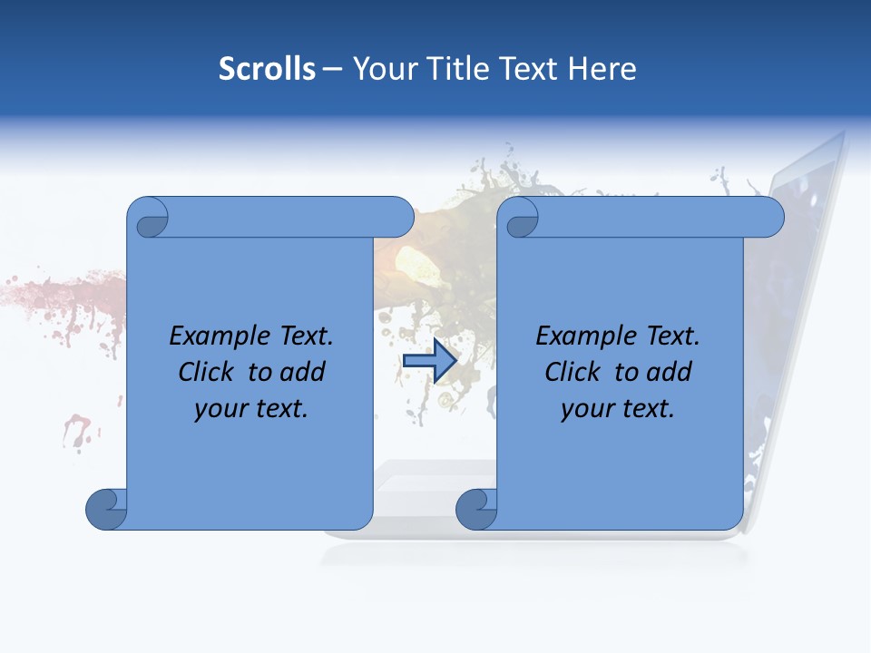 Tear Artistic Notebook PowerPoint Template