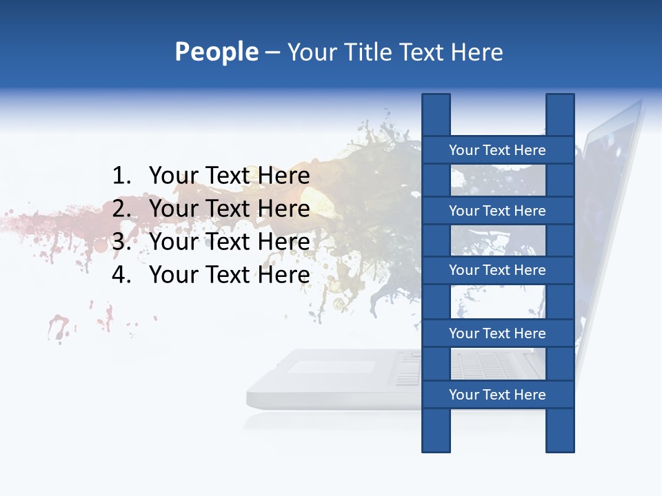 Tear Artistic Notebook PowerPoint Template