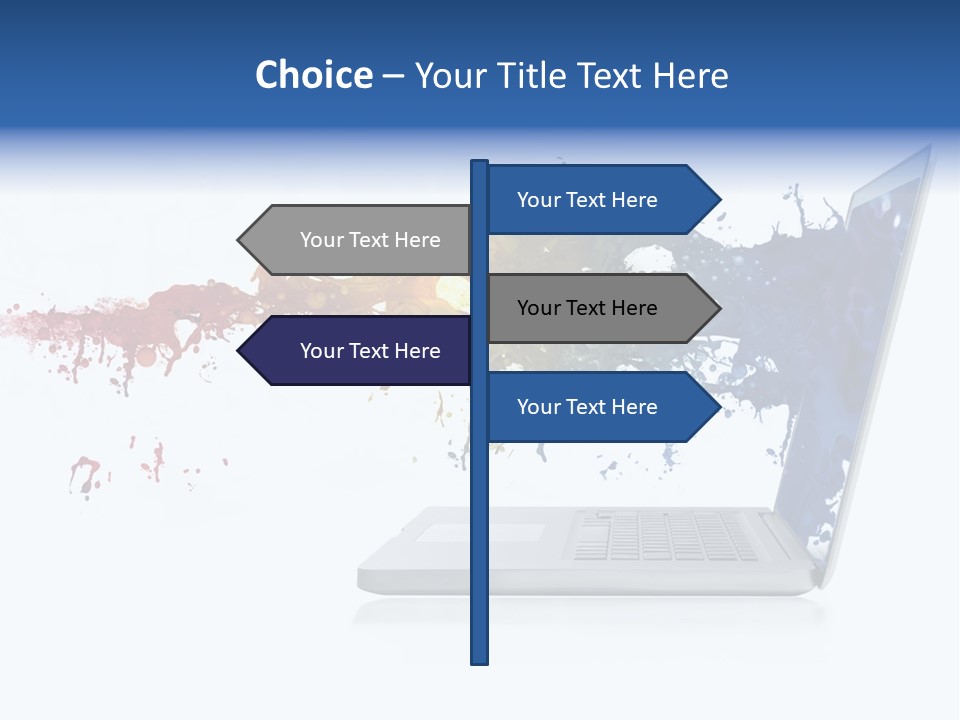Tear Artistic Notebook PowerPoint Template