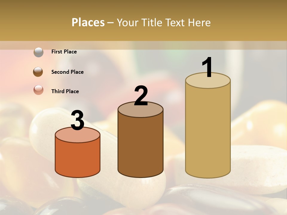 Vitamin Dosage Brain PowerPoint Template
