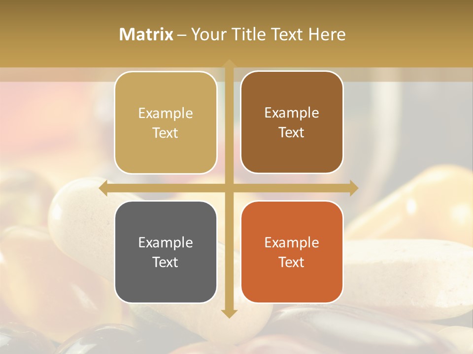 Vitamin Dosage Brain PowerPoint Template