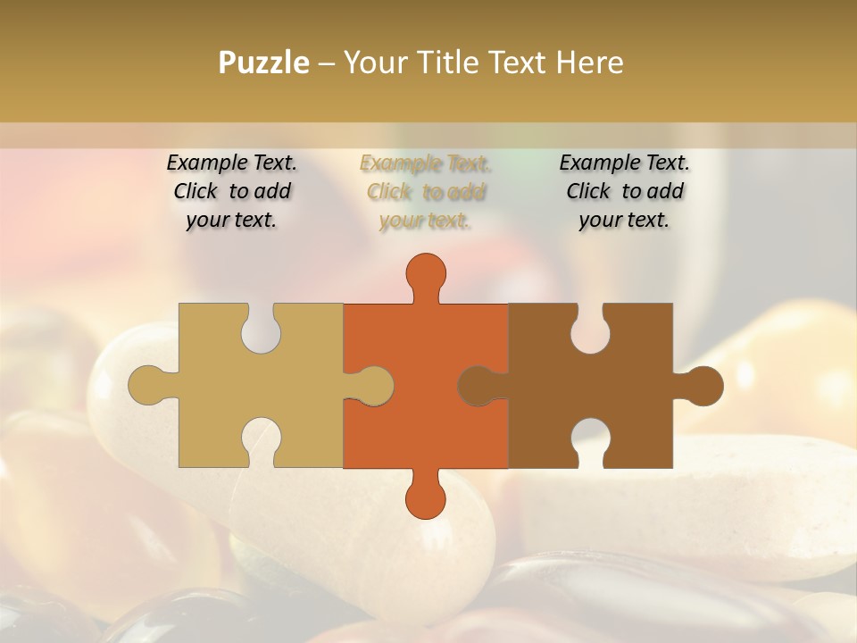 Vitamin Dosage Brain PowerPoint Template