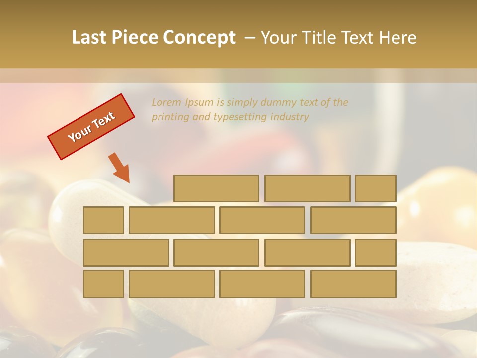 Vitamin Dosage Brain PowerPoint Template