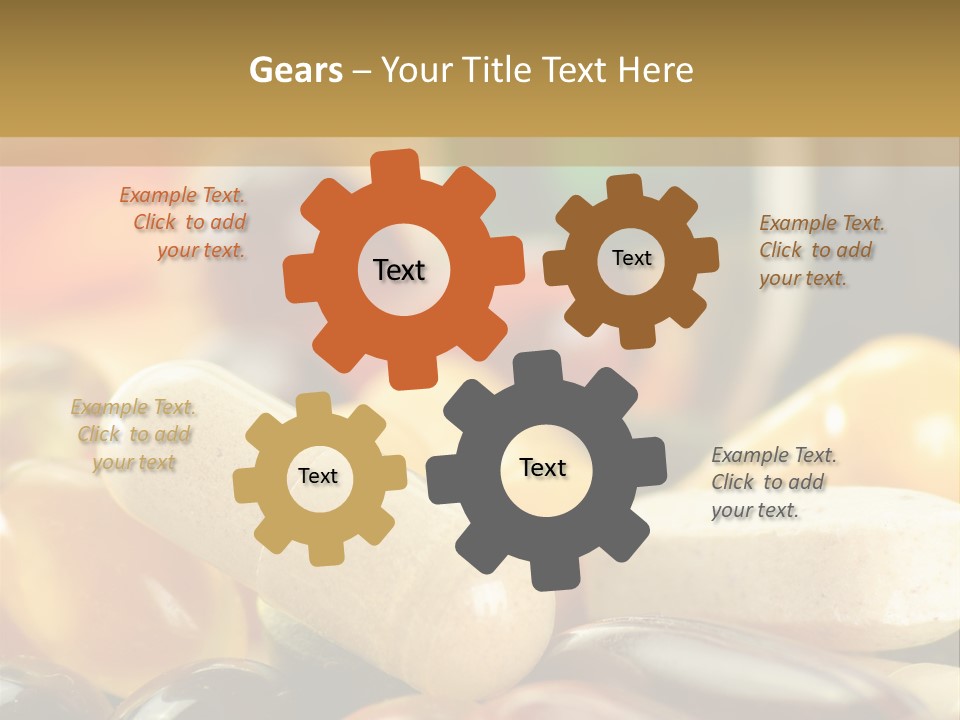 Vitamin Dosage Brain PowerPoint Template