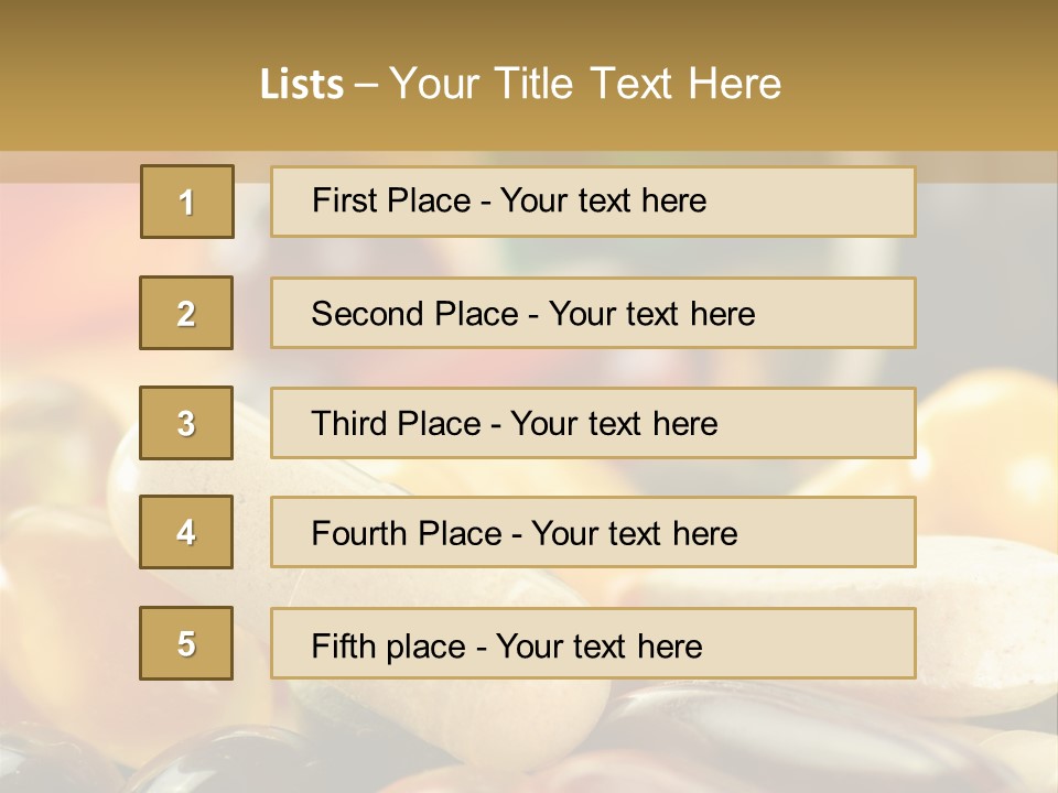 Vitamin Dosage Brain PowerPoint Template